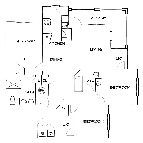 Floor plan Design 3D