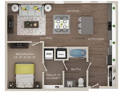Floor plan Comet