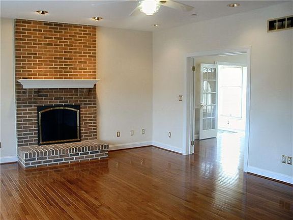 Recently added hardwood floors family room