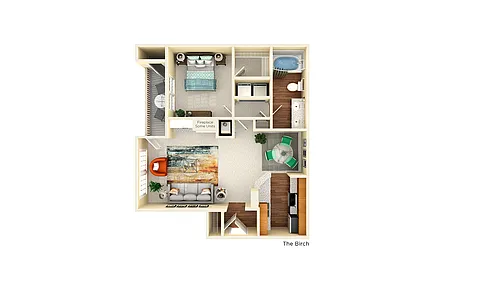 Floor plan A1 Birch