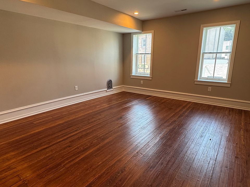 Living room overlooking main street