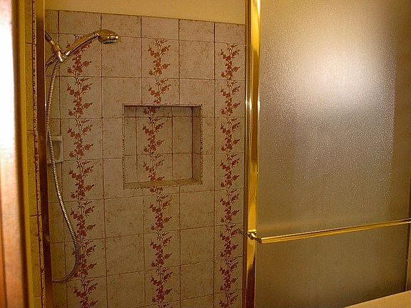 Master shower