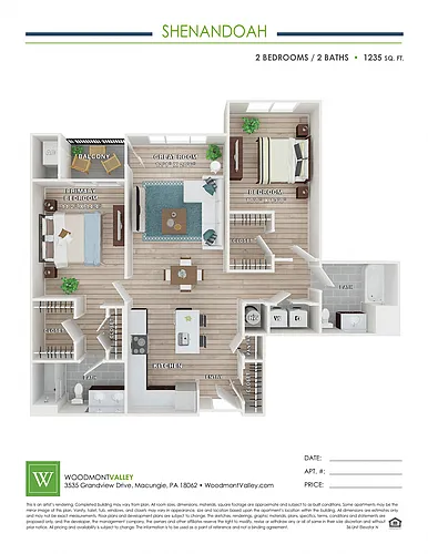Floor plan Shenandoah