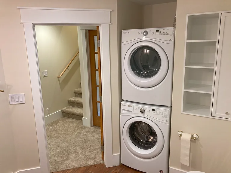 Basement Bathroom with Laundry