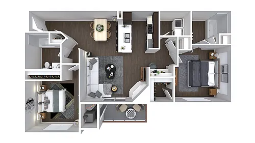 Floor plan 2X2-1109