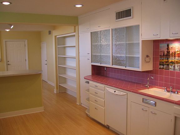 Perfectly restored mid-century kitchen