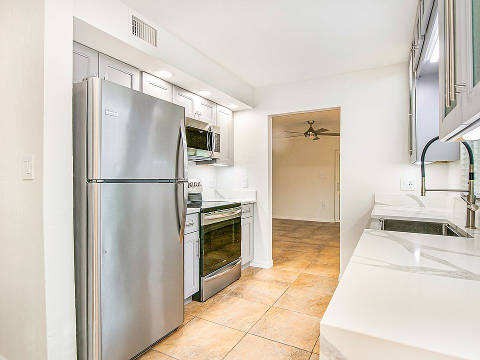 Kitchen as seen from the living room