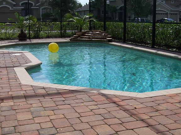 Paver Pool Deck