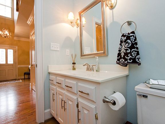 One of Two Powder Rooms