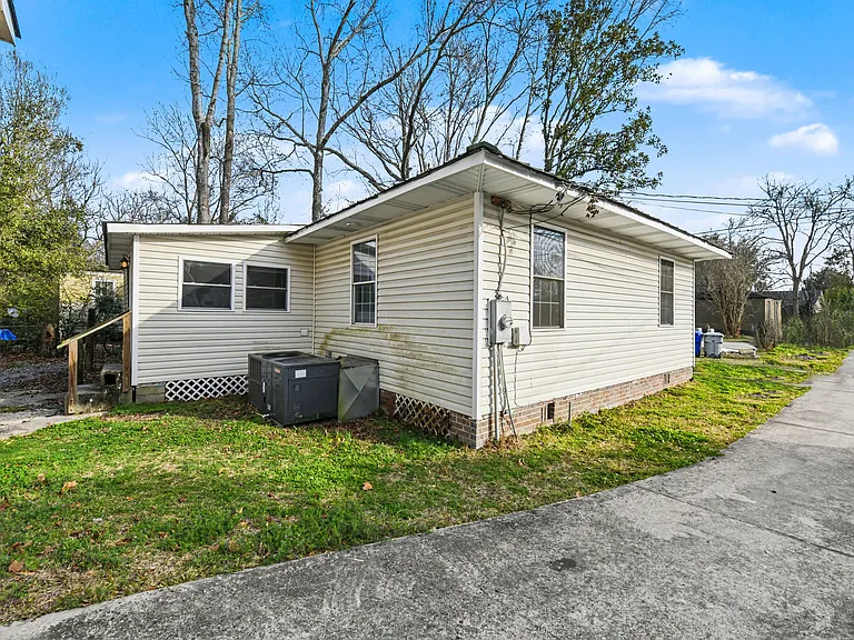 Rear of home