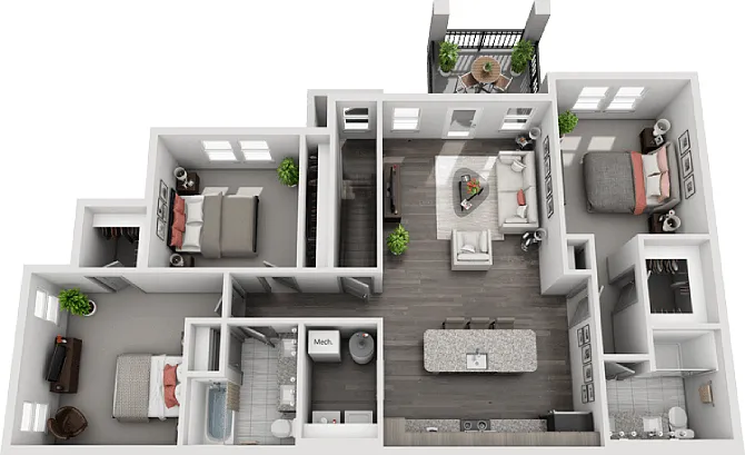 Floor plan C1-2