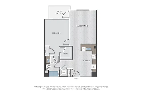 Floor plan Plan 1E