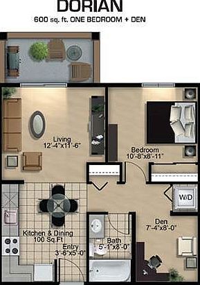 Example floor plan, may b...
