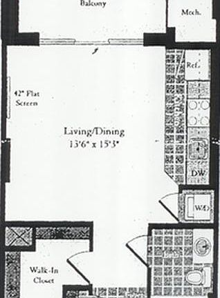 Floorplan - 500 square feet