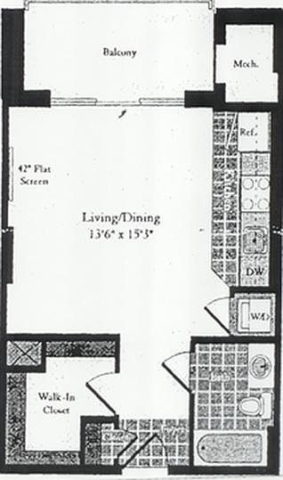 Floorplan - 500 square feet