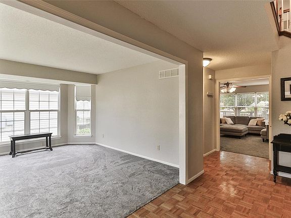 The living room flows directly into the great room which is perfect for gathering!