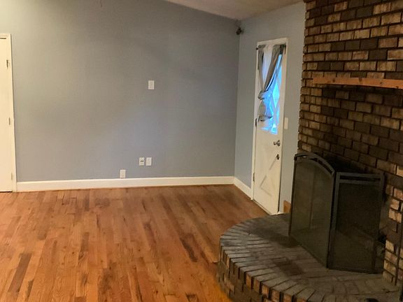 Nice warm wood burning fireplace in living room