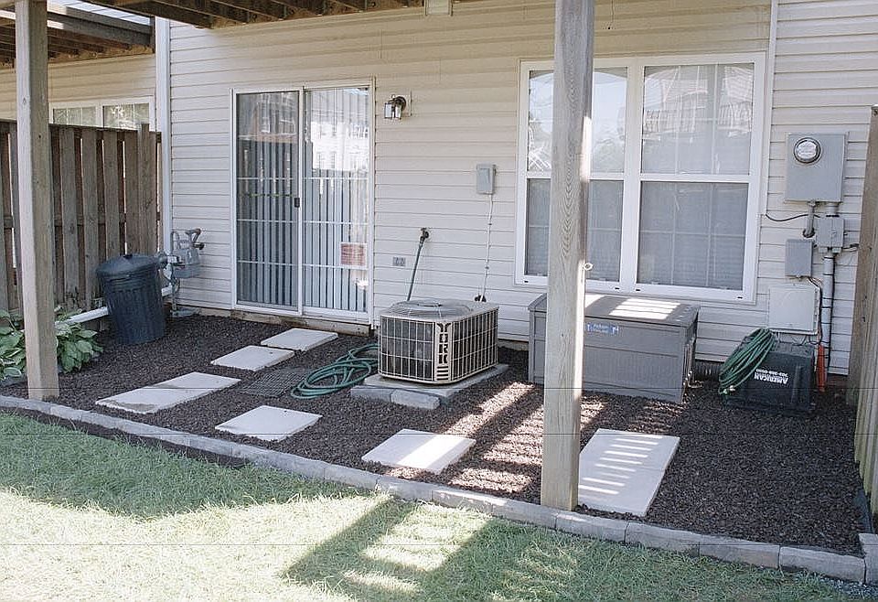 Rear patio