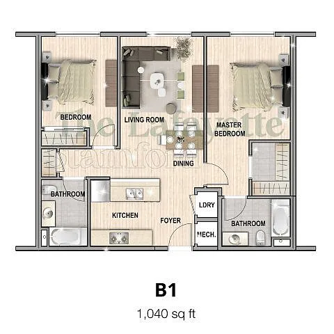 Floor plan B1