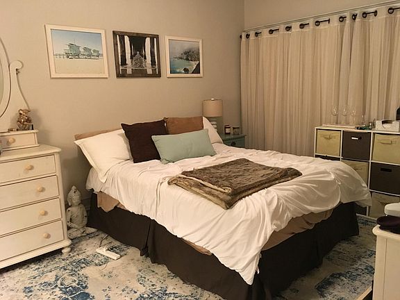 Second bedroom with walk in closet and lots of storage space