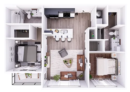 Floor plan Tillmore-2B ADA