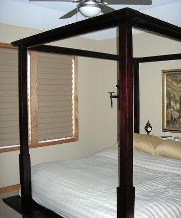 Master bedroom suite