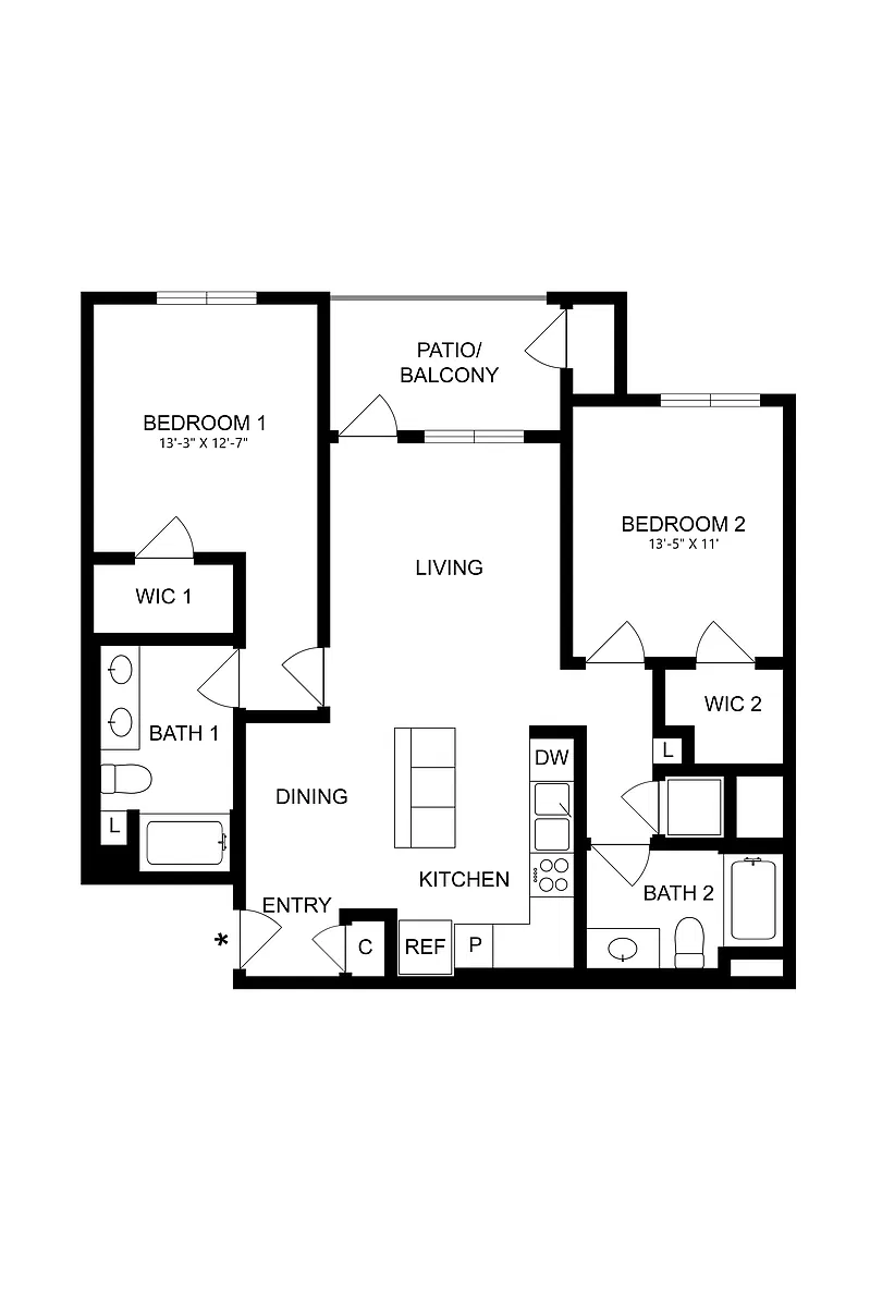 Floor plan B2