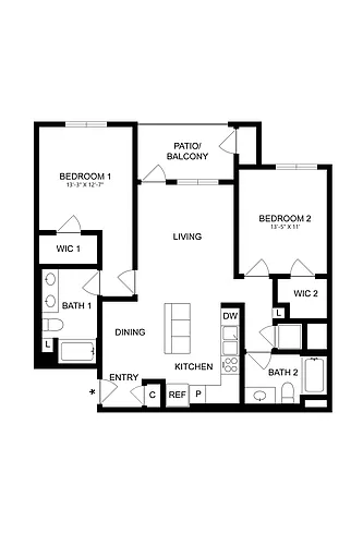 Floor plan B2