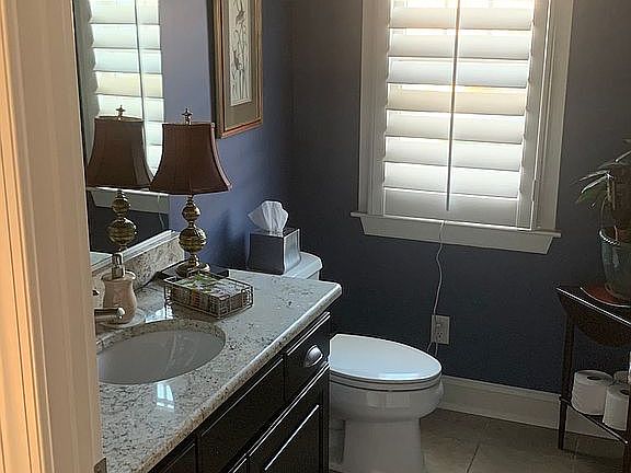 1/2 Bath on second floor.