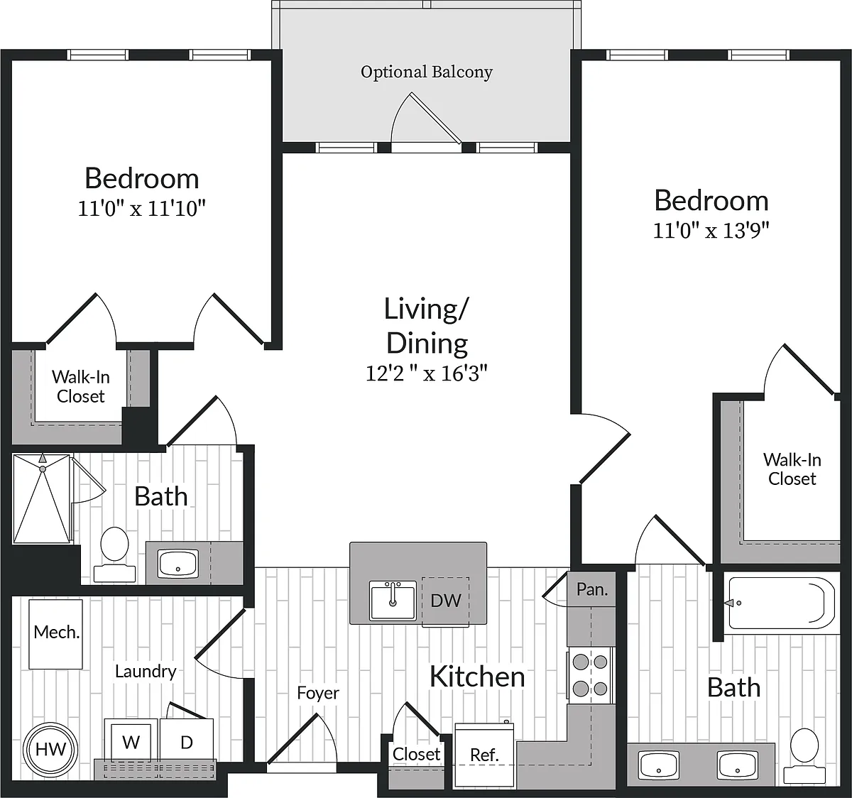 Floor plan F2_CF