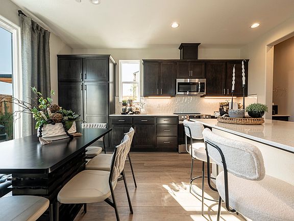Dining Kitchen Island with quartz countertops seating