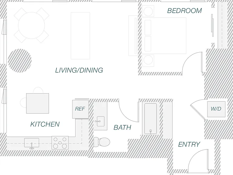1-3A floor plan Astra Tower