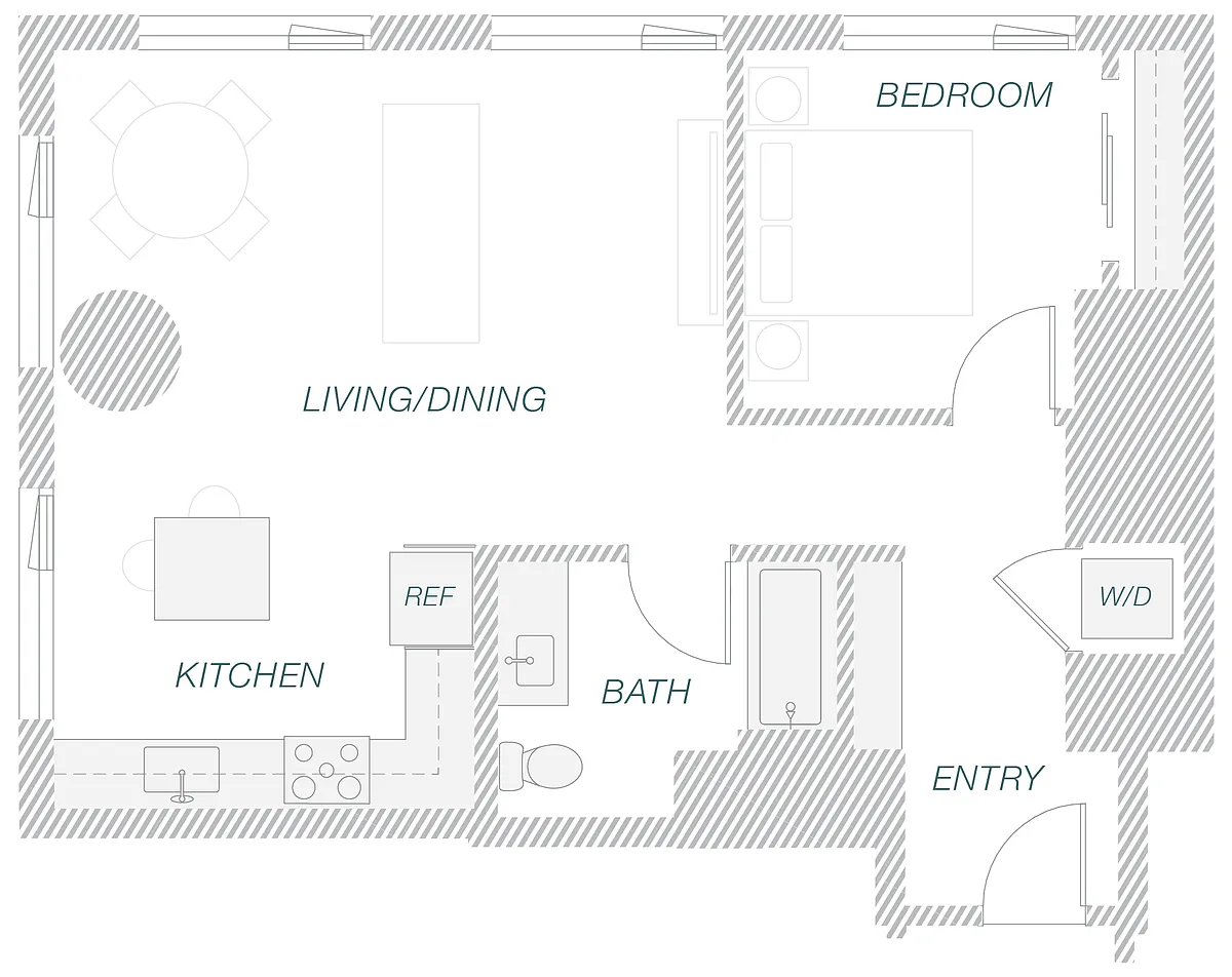 Floor plan 1-3A