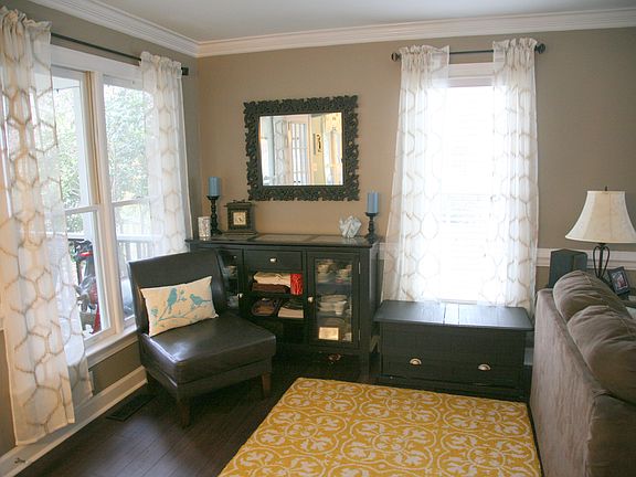 Living room reading area