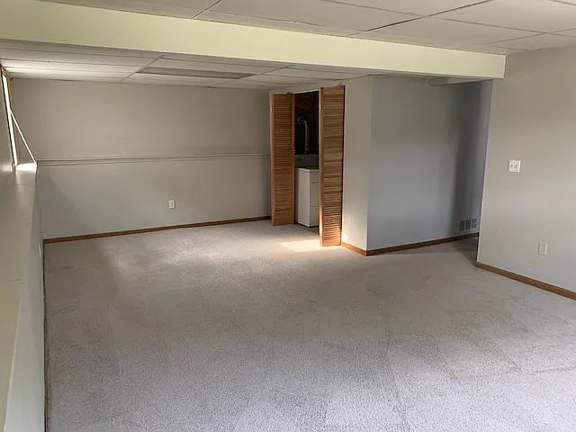Large size family room in lower level.