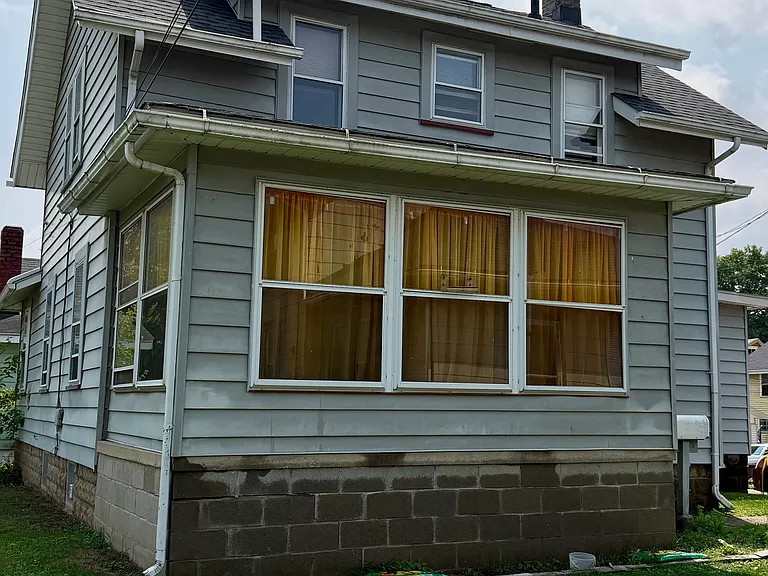 View from front of house