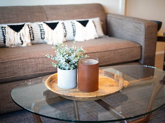 The Byway ; Model #105 Living Room Details