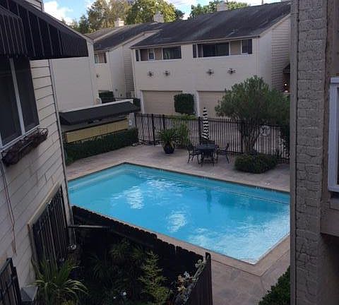 Pool view from Master