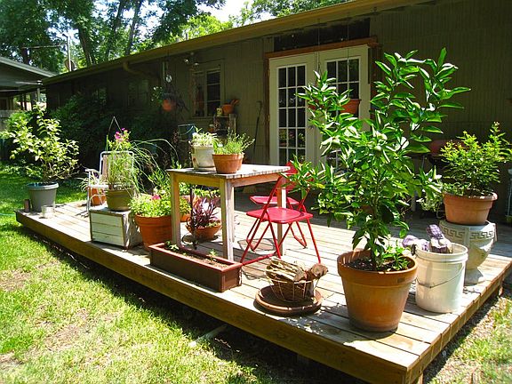 Backyard deck