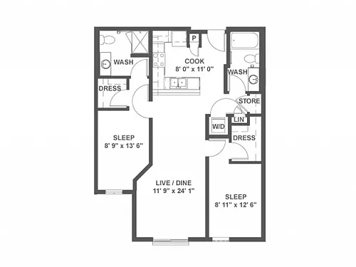 Floor plan C3b