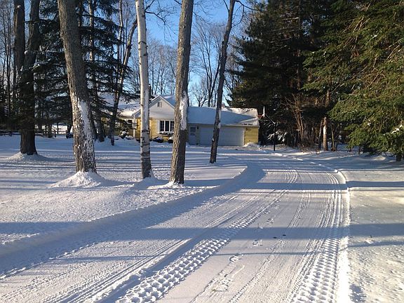 Winter view from the driveway
