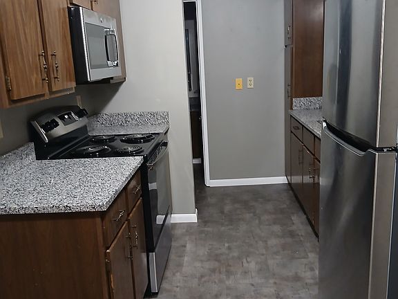 From dining area to bathroom.