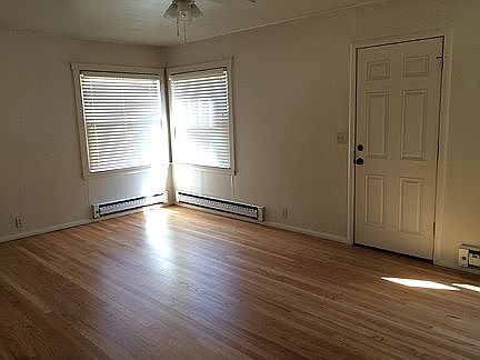 Living Room with oak floors