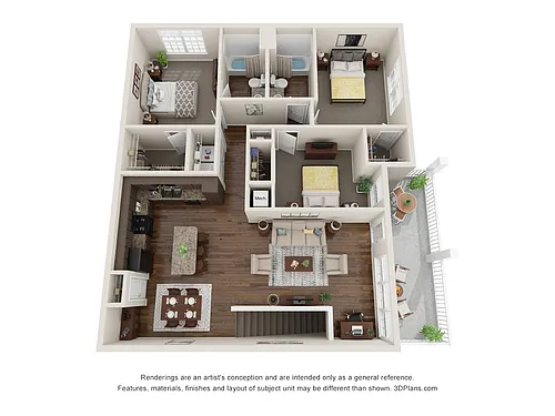 Floor plan Violet