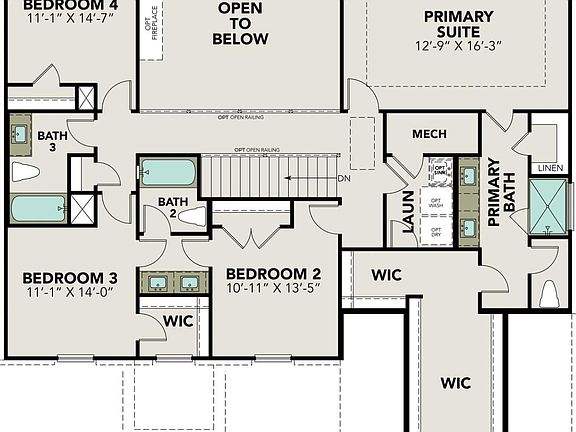 Upper Floor Plan