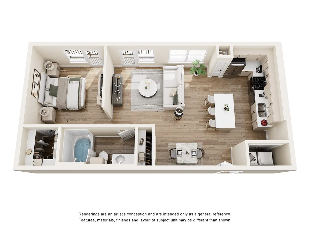 Floor plan Akard