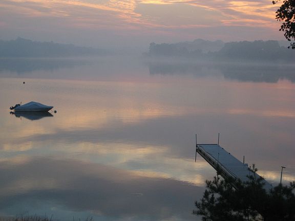 View of dock from rear deck