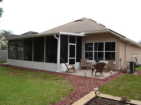 25 x 10 screen room added to existing Lanai and 10 x 10 paver patio