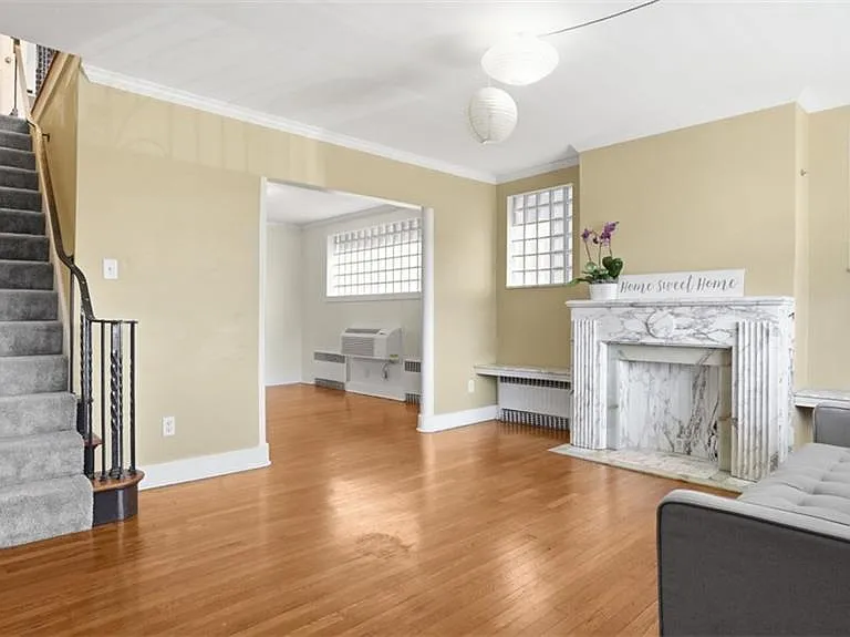 Living room stairs to 2nd floor