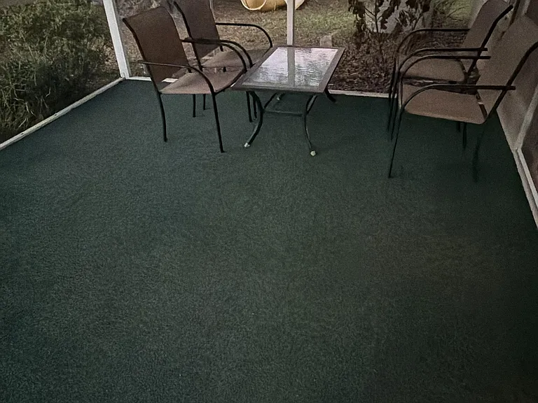 Screened lenai into living room.